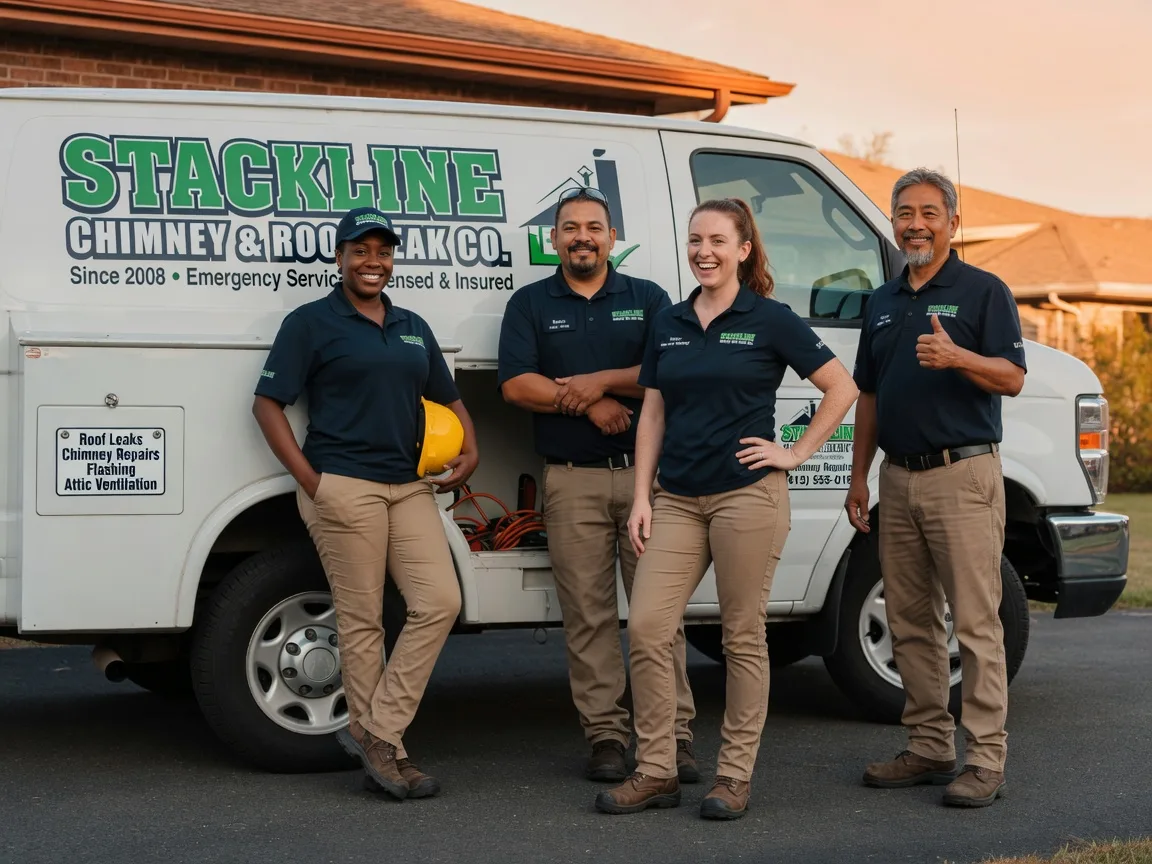 Chimney flashing repair company in Donnellson, IL